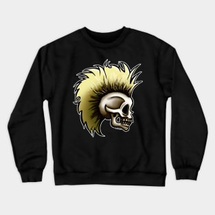 Punk Skull (Bleach Blonde Version) Crewneck Sweatshirt